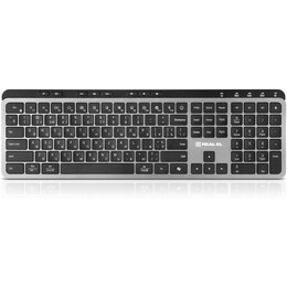 Клавіатура бездротова REAL-EL RK-737W Black/Grey