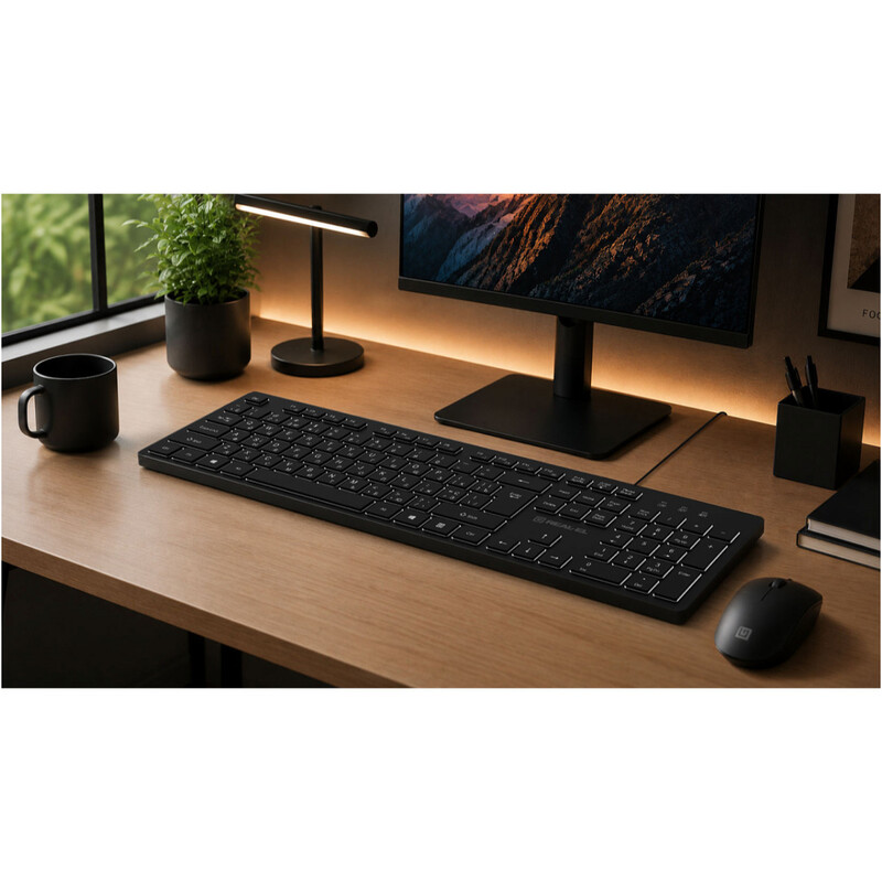 Клавіатура REAL-EL RK-7050 Black