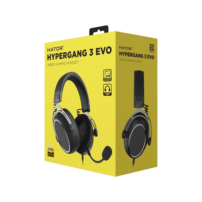 Гарнитура Hator Hypergang 3 EVO Black (ESH07)