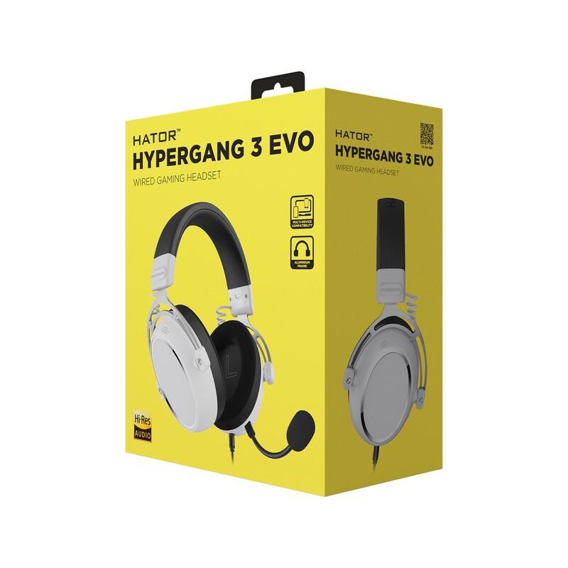 Гарнитура Hator Hypergang 3 EVO White (ESH08)