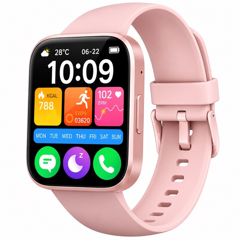 Смарт-годинник Oukitel BT103 Pink (6931940767057)