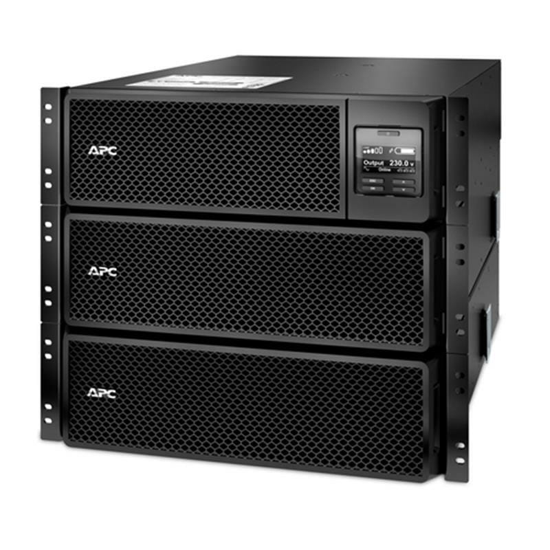 ИБП APC Smart-UPS SRT 10000VA, Online, 6хIEC 320 C13, 4хIEC 320 C19, RJ-45, USB, LCD, металл (SRT10KRMXLI)