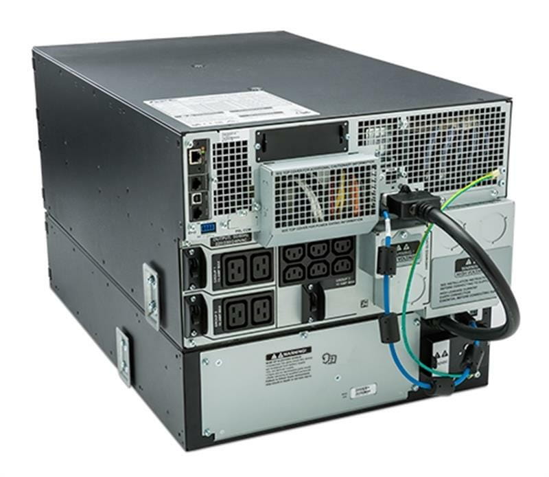 ИБП APC Smart-UPS SRT 10000VA, Online, 6хIEC 320 C13, 4хIEC 320 C19, RJ-45, USB, LCD, металл (SRT10KRMXLI)