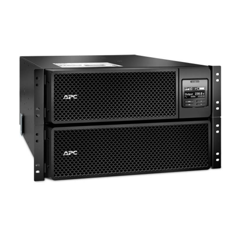 ИБП APC Smart-UPS SRT 10000VA, Online, 6хIEC 320 C13, 4хIEC 320 C19, RJ-45, USB, LCD, металл (SRT10KRMXLI)
