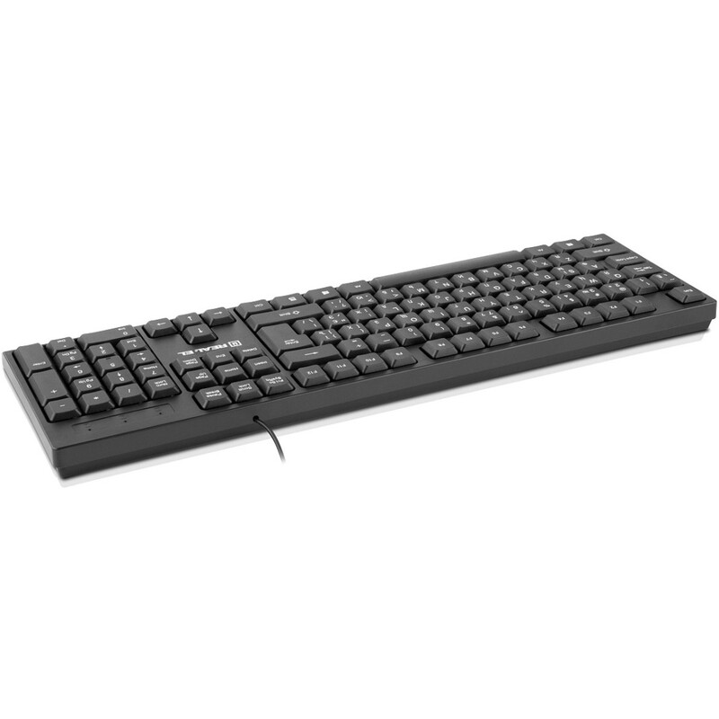 Комплект (клавиатура, мышь) REAL-EL Kit-507 Black