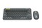 Фото - Комплект (клавіатура, миша) бездротовий REAL-EL Kit-635W Black | click.ua