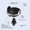 Фото - Держатель автомобильный+беспроводное ЗУ ColorWay AutoSense Car Wireless Charger 2 15W Black (CW-CHAW036Q-BK) | click.ua