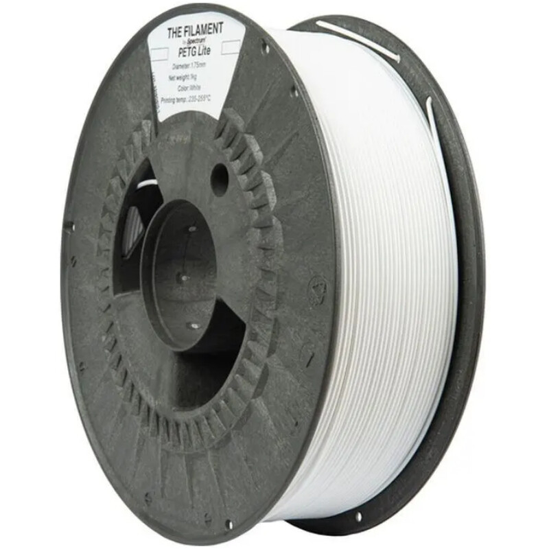 PETG Lite пластик The Filament для 3D-принтера 1.75 мм 1 кг, White (TF-24238)