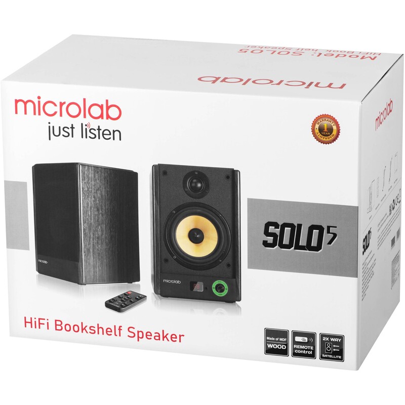 Акустическая система Microlab Solo 5 V2 Brown