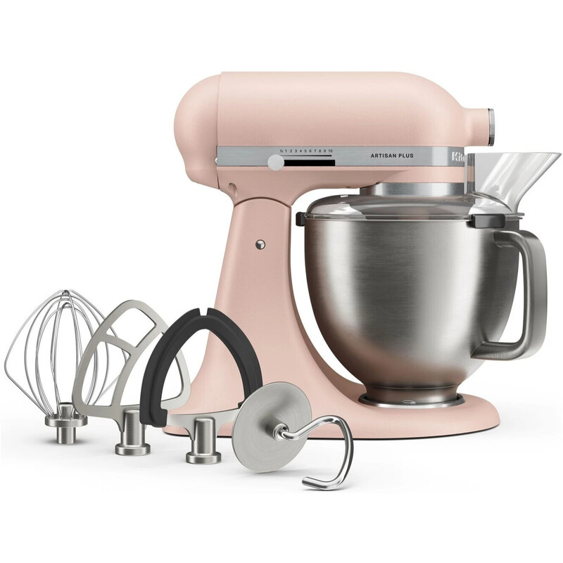 Кухонна машина KitchenAid Artisan Plus 4,7 л Feather Pink (5KSM50PKVEFT)