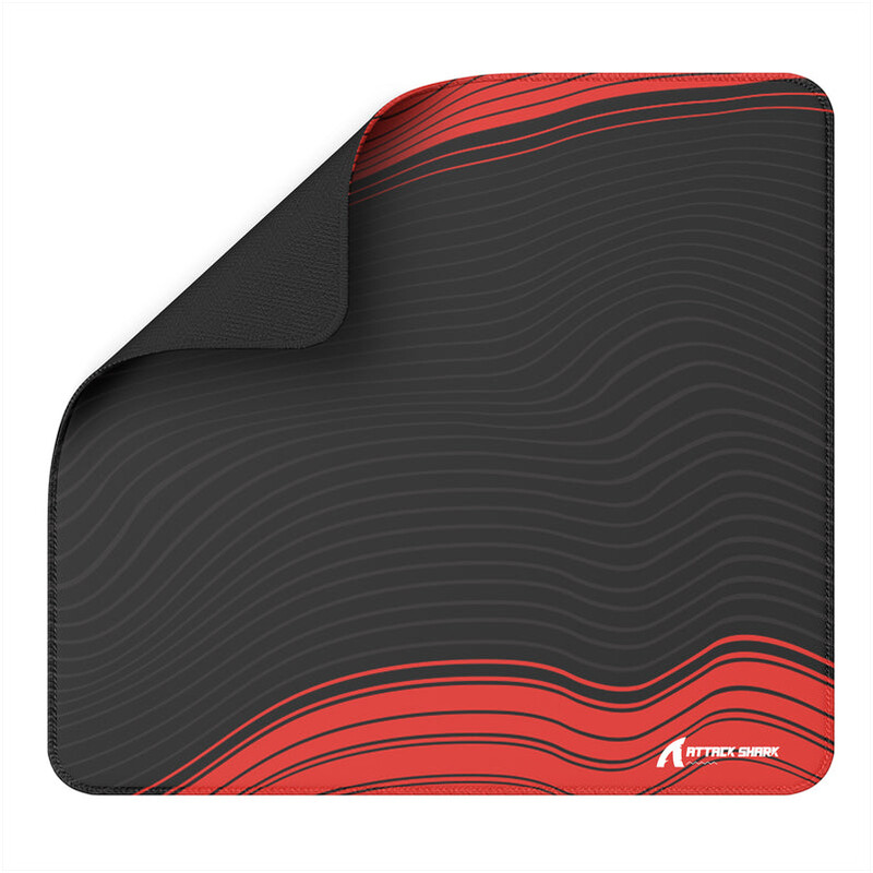 Ігрова поверхня Attack Shark CM02 eSport Gaming Mousepad Black/Red Contour (CM02CLBR_AS)
