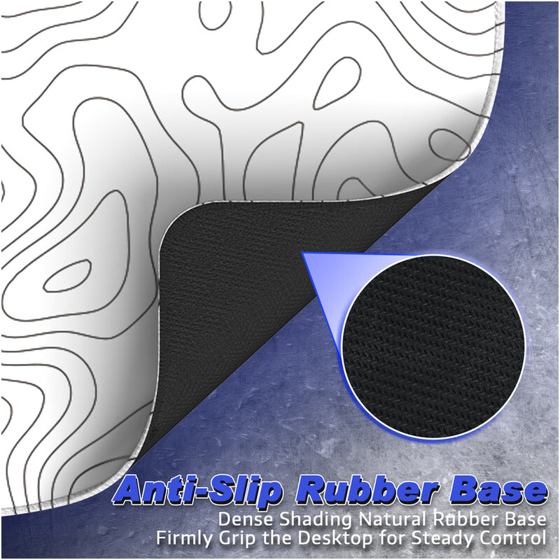 Ігрова поверхня Attack Shark CM02 eSport Gaming Mousepad White Contour (CM02CW_AS)