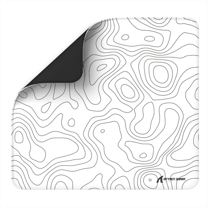 Ігрова поверхня Attack Shark CM02 eSport Gaming Mousepad White Contour (CM02CW_AS)