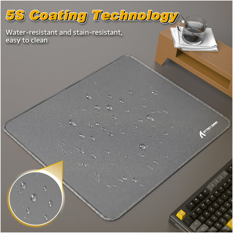 Ігрова поверхня Attack Shark CM02 eSport Gaming Mousepad Light Grey (CM02LGR_AS)