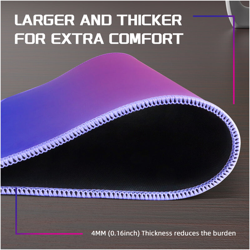 Ігрова поверхня Attack Shark CM03 eSport Gaming Mousepad Purple Blue Gradient (CM03VBG_AS)