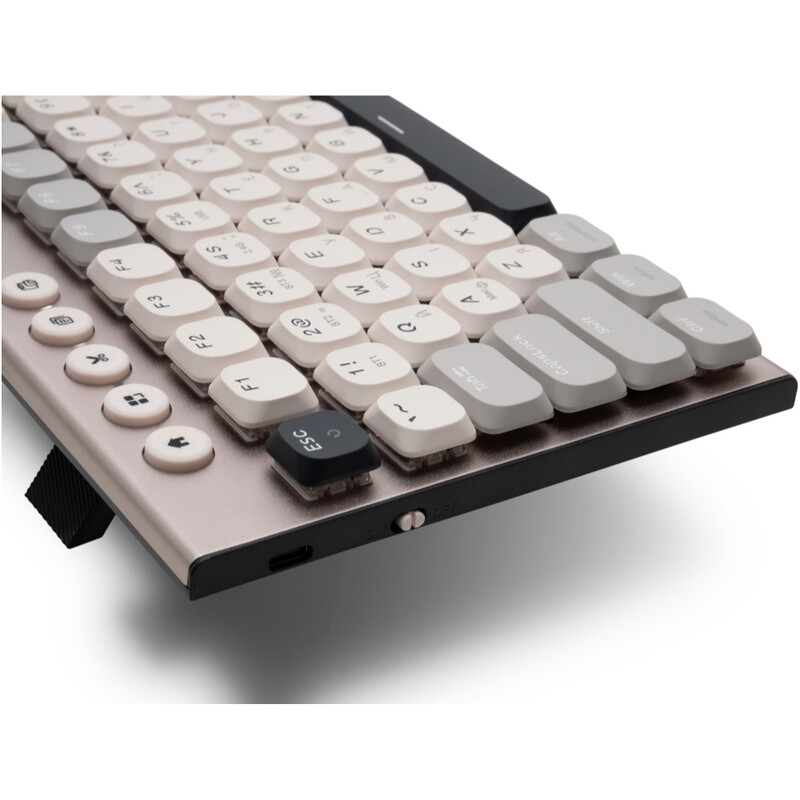 Клавиатура беспроводная Thunderobot K96 Tri-mode Red Switch UA Grey (6932066308230)