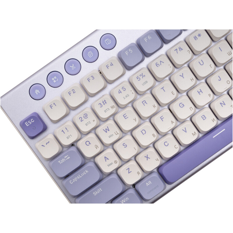 Клавиатура беспроводная Thunderobot K96 Tri-mode Red Switch UA Purple (6932066308223)
