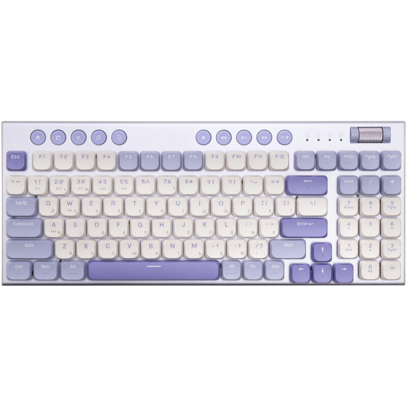 Клавиатура беспроводная Thunderobot K96 Tri-mode Red Switch UA Purple (6932066308223)