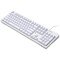 Фото - Клавiатура Thunderobot K104 Red Switch USB UA White (6932066308162) | click.ua