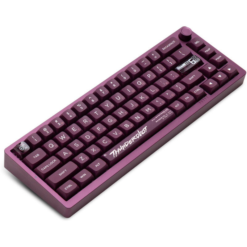 Клавiатура Thunderobot VIC68 Gateron Magnetic Jade Switch USB UA Purple (6932066317201)