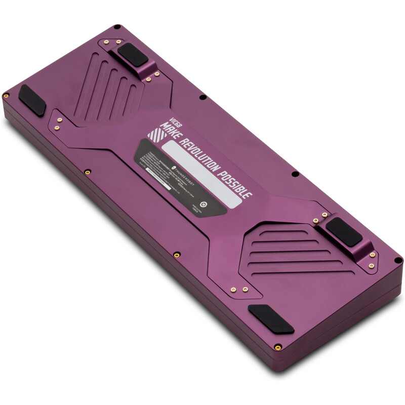 Клавiатура Thunderobot VIC68 Gateron Magnetic Jade Switch USB UA Purple (6932066317201)