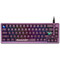 Фото - Клавiатура Thunderobot VIC68 Gateron Magnetic Jade Switch USB UA Purple (6932066317201) | click.ua