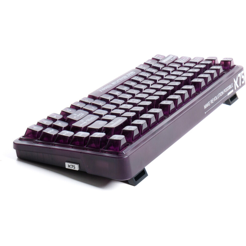 Клавиатура беспроводная K75 TKL RGB Tri-mode Violet Mist Moon Switch Purple (6932066305550)