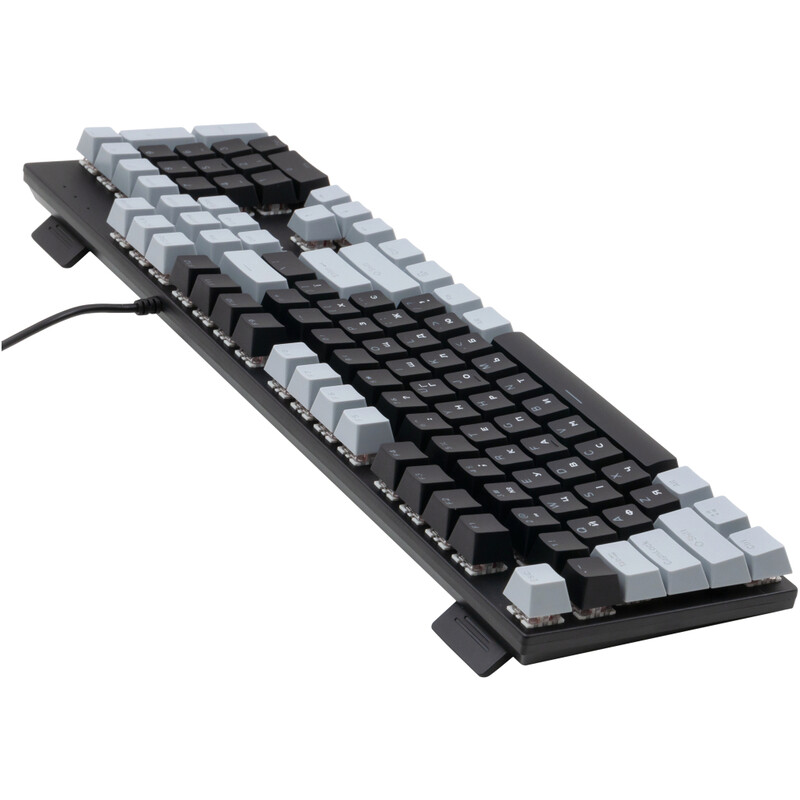 Клавиатура Vinga KBGM-090 LED Blue Switch USB Grey/Black (KBGM-090BL Grey/Black)