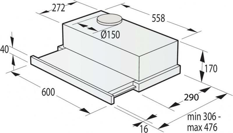 Витяжка Gorenje TH60E3X