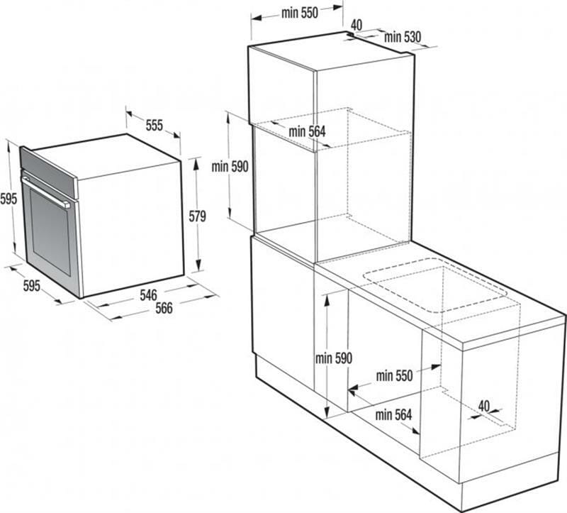Духова шафа Gorenje BOP798S37BG