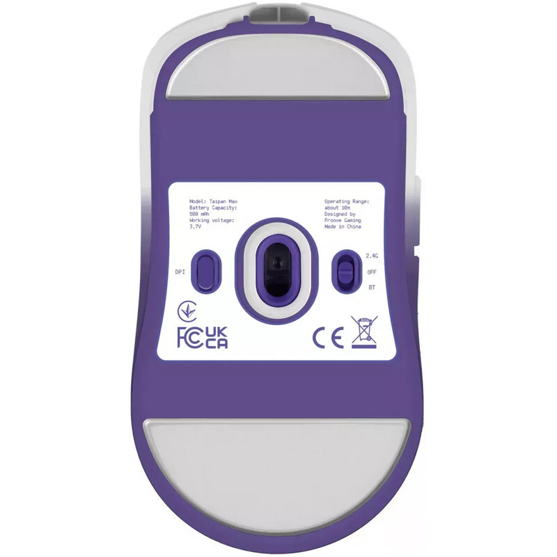 Мышь беспроводная Proove Gaming Taipan Max White/Purple (WMTPM0022017)