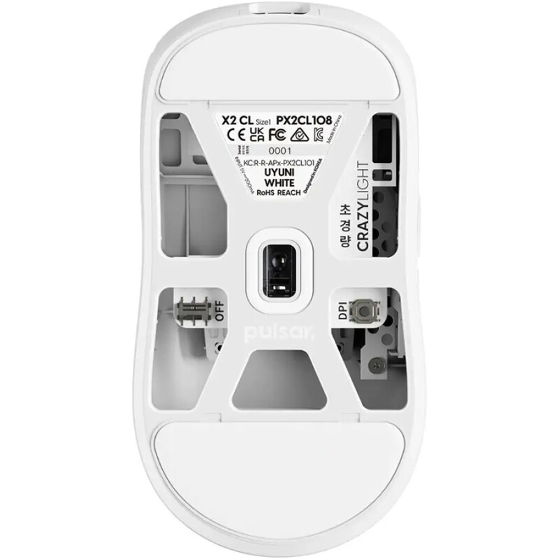 Миша бездротова Pulsar X3 CrazyLight Mini White (PX3RCL102)