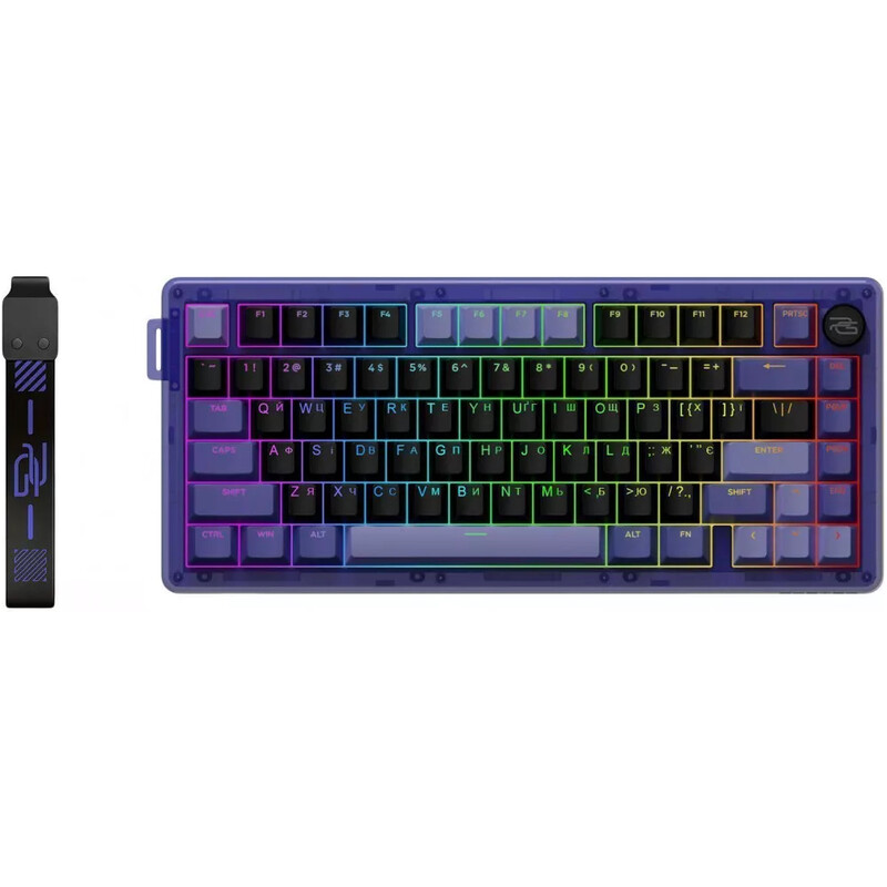 Клавіатура бездротова Proove Gaming T-Racer (Ukraine Layout) Purple/Black (WKTR00022414)
