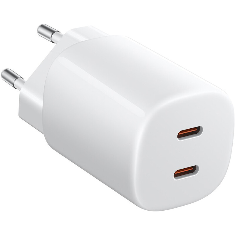 Зарядное устройство Xiaomi 45W Nano Turbo 2хUSB Type-C White (BHR087OEU)