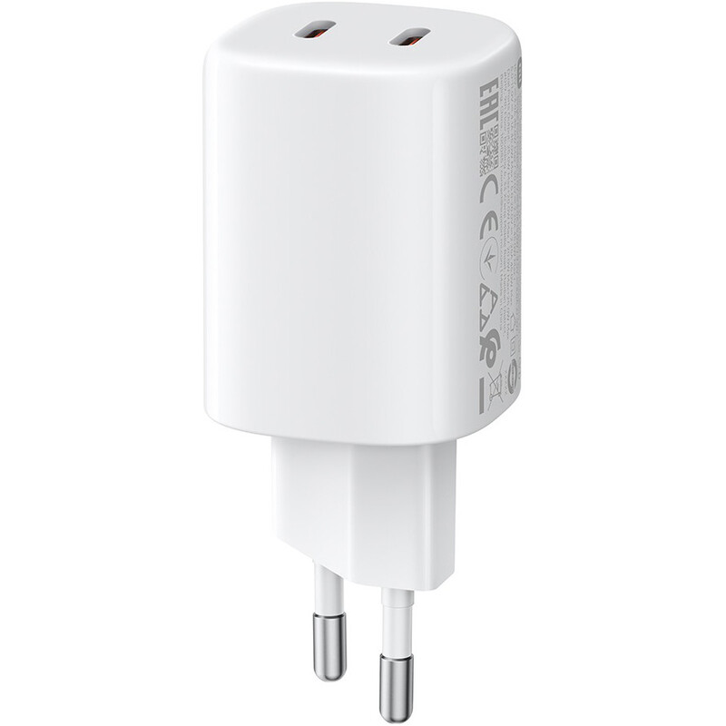 Зарядное устройство Xiaomi 45W Nano Turbo 2хUSB Type-C White (BHR087OEU)
