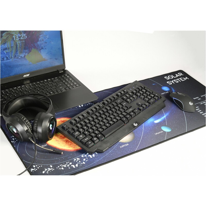 Ігрова поверхня Gembird Solar System XL Black (MP-SOLARSYSTEM-XL-01)