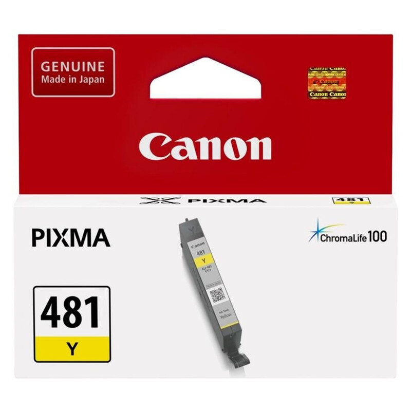 Картридж Canon (CLI-481) Pixma TS6140/8140/9140/TR8540/7540 (2100C001) Yellow