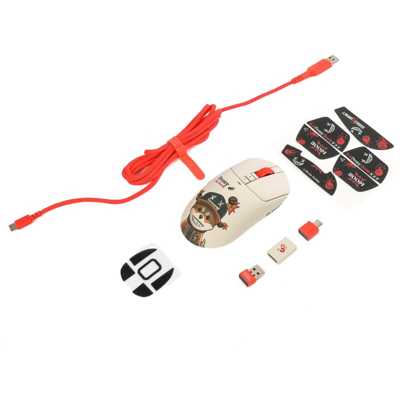 Мышь беспроводная Bloody R72 Ultra Proxy Boom White