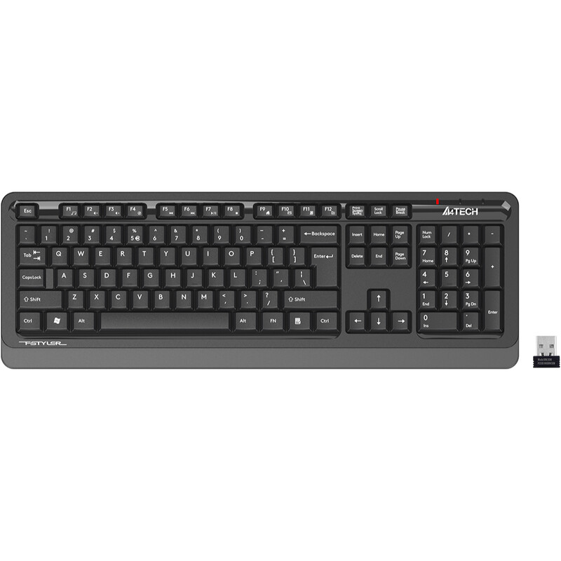 Клавіатура бездротова A4Tech FGK10 Grey