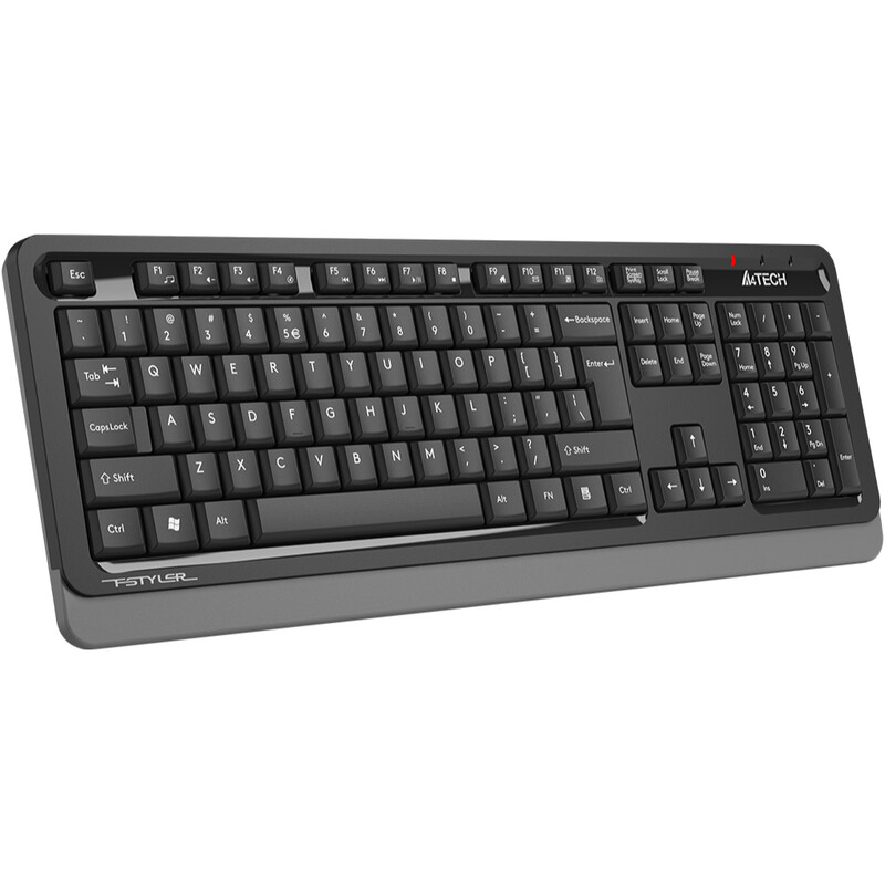 Клавіатура бездротова A4Tech FGK10 Grey