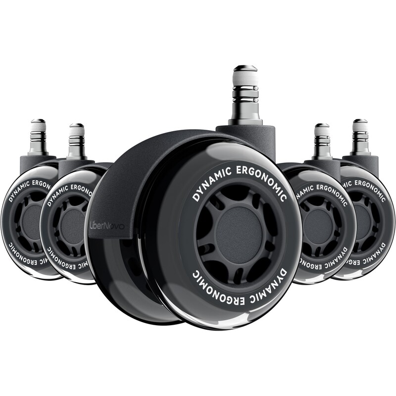 Комплект подвійних гумових коліс LiberNovo Graphite для крісел (CP-GN-0000080-00-05)
