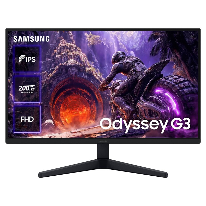 Монiтор Samsung 27" Odyssey G3 LS27HG300 (LS27HG300EIXUA) VA Black 180Hz