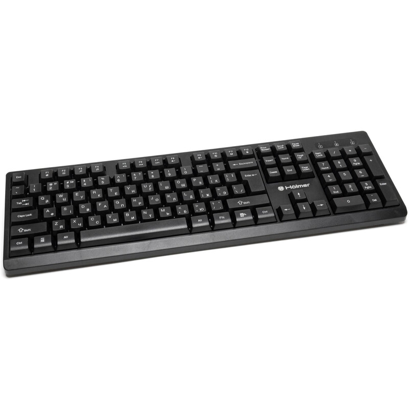Клавіатура Holmer USB UA Black (K-02OF)