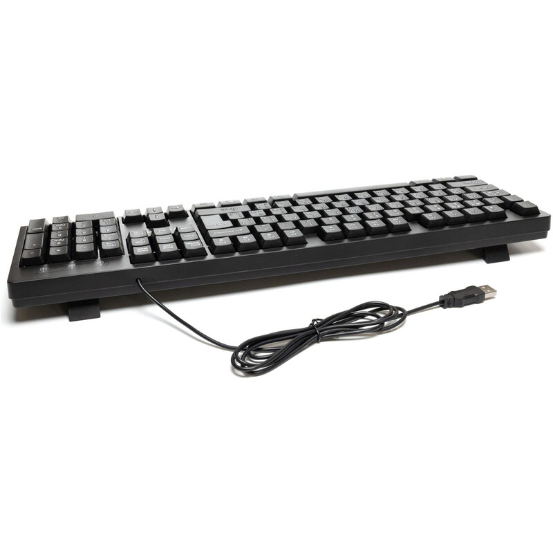 Клавіатура Holmer USB UA Black (K-02OF)