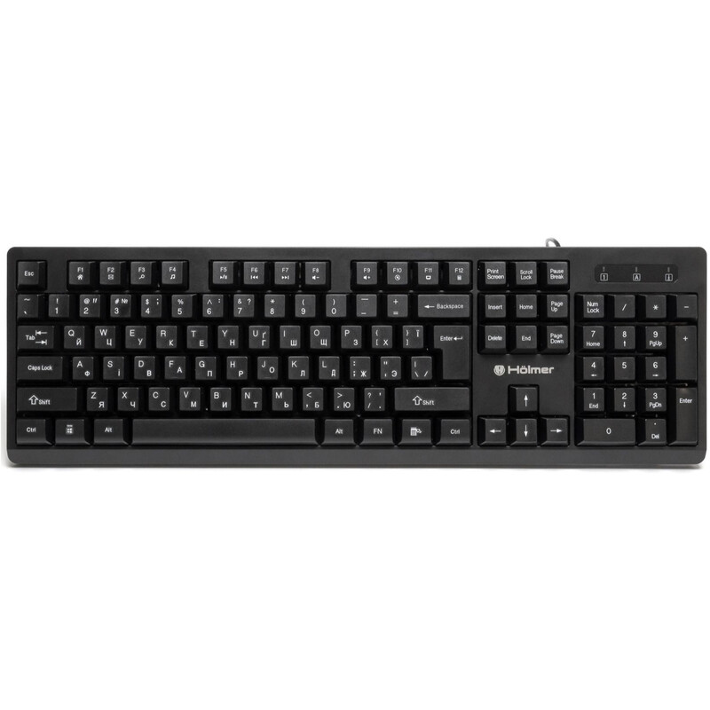 Клавіатура Holmer USB UA Black (K-02OF)