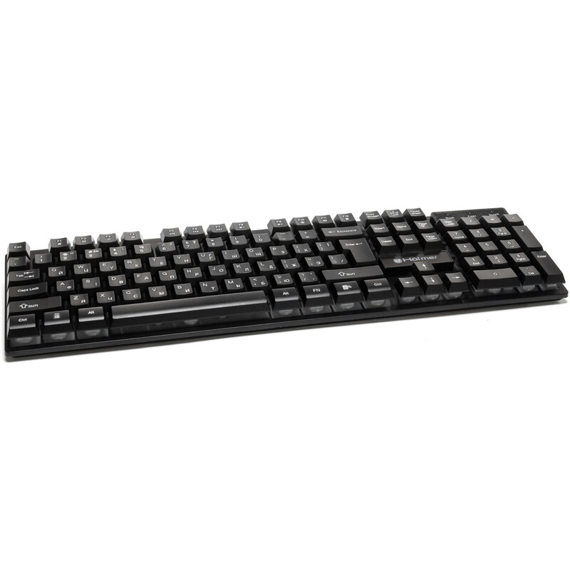 Клавіатура Holmer RGB Backlight USB UA Black (K-01GS)