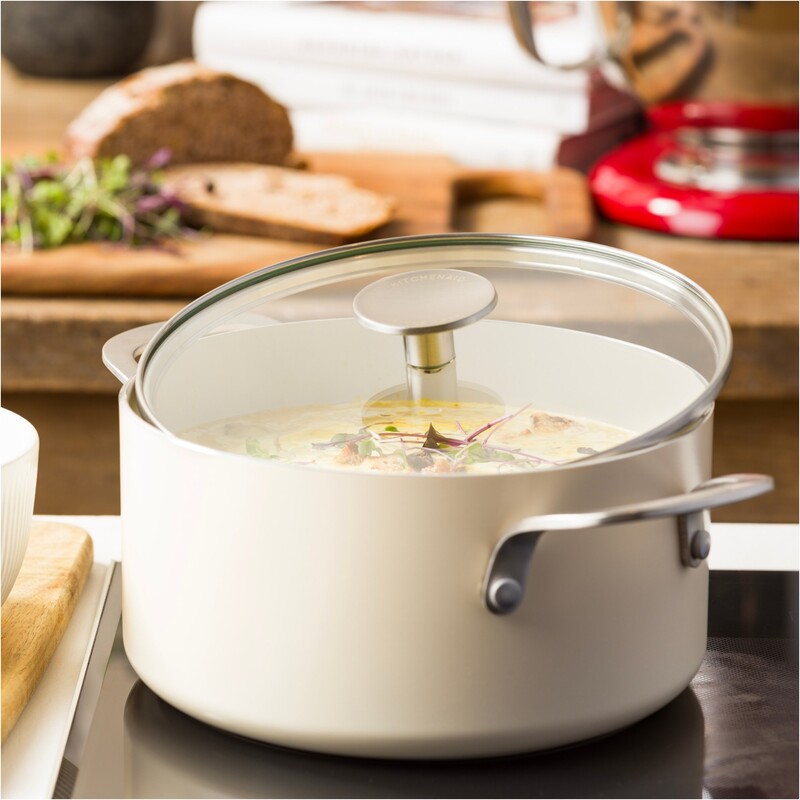 Кастрюля KitchenAid Aluminium Ceramic 20 см, 3,1 л (CC010376-001)