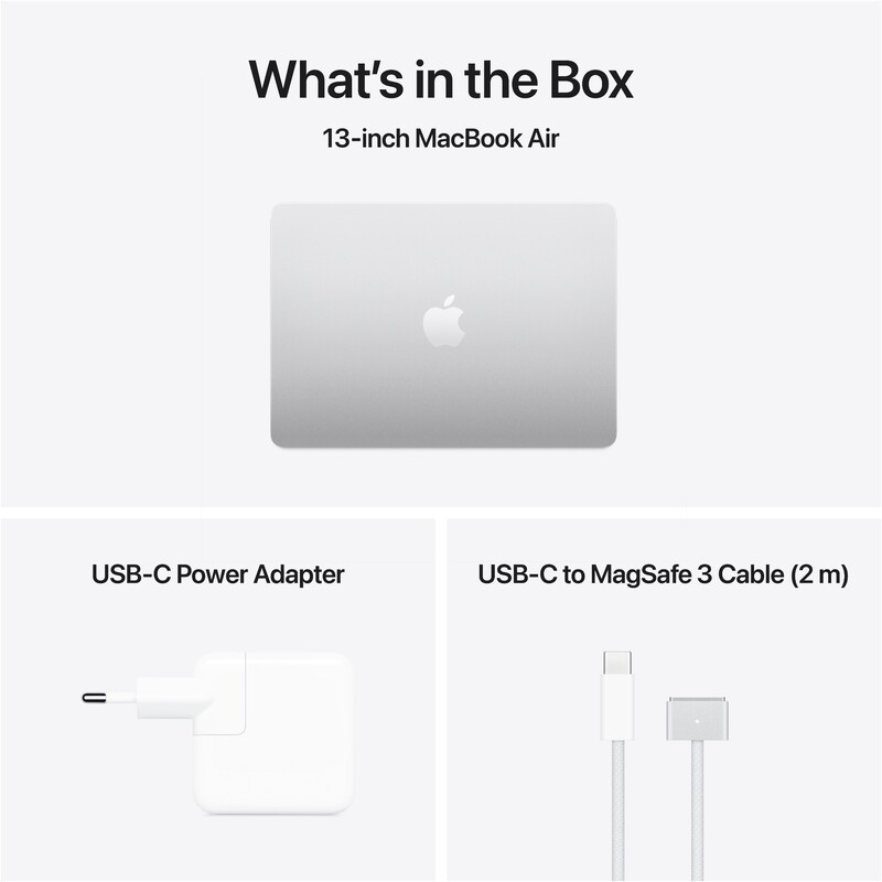 Ноутбук Apple MacBook Air 13.6" M5 16/512GB 2026 (MDH74UA/A) Silver