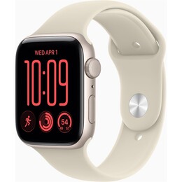Смарт-годинник Apple Watch SE 3 GPS 44mm Starlight Aluminium Case with Sand Sport Band - M/L (MJL54RK/A)