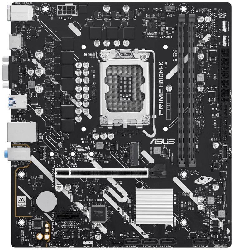 Материнская плата Asus Prime H810M-K Socket 1851